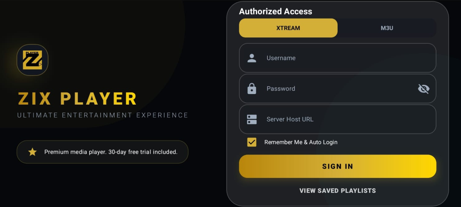 Login Screen